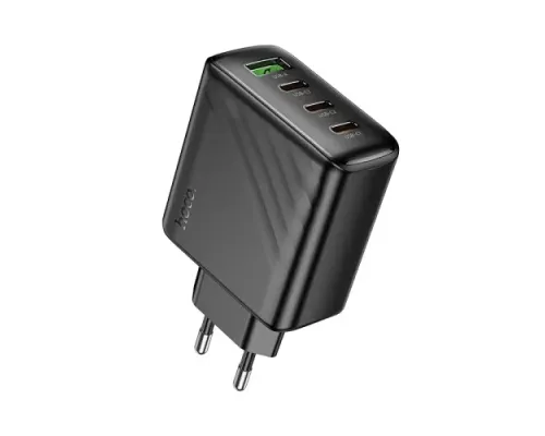 МЗП HOCO CS27A Supply PD67W(3C1A) charger(EU) black mag-6942007639835152313