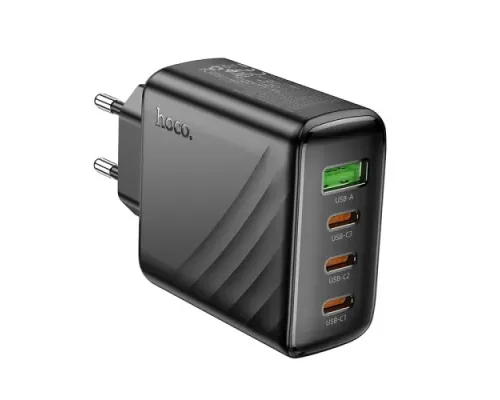 МЗП HOCO CS27A Supply PD67W(3C1A) charger(EU) black mag-6942007639835152313