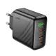 МЗП HOCO CS27A Supply PD67W(3C1A) charger(EU) black mag-6942007639835152313