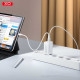 МЗП XO CE13 (EU) 65W GaN tech fast charging (2USB-C 65W/1USB-A 22.5W) Білий mag-6920680844272140353