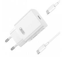 МЗП XO L126 USB-C PD20W Fast Charging Charger with Type-C cable Білий mag-692068084691757242