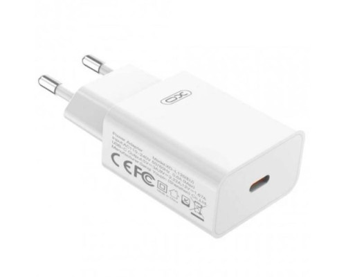 МЗП XO L126 USB-C PD20W Fast Charging Charger with Type-C cable Білий mag-692068084691757242
