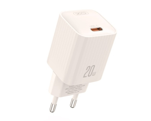 МЗП XO L146(EU) PD20W Single USB-C Charger Беж mag-692068085972657280