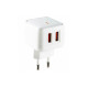 МЗП XO L61 12W 2USB port 2.4A charger with Lightning cable Білий mag-692068087151319823