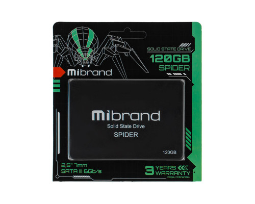 Жорсткий диск 2.5" SSD 120Gb Mibrand Spider Series (MI2.5SSD/SP120GBST)
