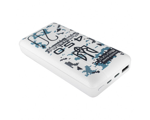Універсальна мобільна батарея Mibrand "4.5.0" USB, Micro, Type-C, 20000mAh, Snow leopard (20W) NBB-132207