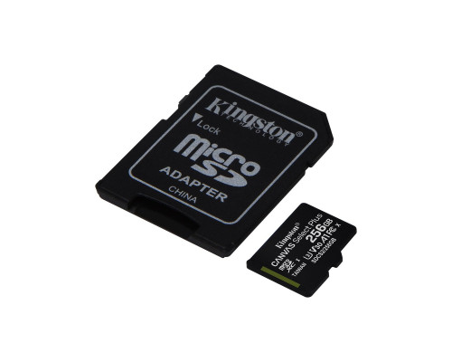 microSDXC (UHS-1) Kingston Canvas Select Plus 256Gb class 10 А1 (R-100MB/s) (adapter SD) (SDCS2/256GB)