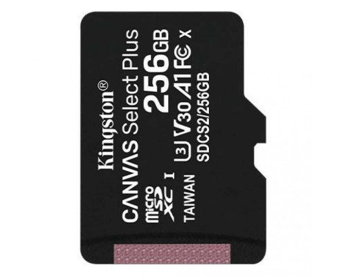 microSDXC (UHS-1) Kingston Canvas Select Plus 256Gb class 10 А1 (R-100MB/s) (SDCS2/256GBSP)