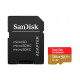 microSDXC (UHS-1 U3) SanDisk Extreme For Action Cams and Drones A2 128Gb class 10 V30 (R190MB/s,W90MB/s) (adapter) (SDSQXAA-128G-GN6AA)