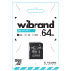 microSDXC (UHS-1) Wibrand 64Gb class 10 (adapter SD) (WICDXU1/64GB-A)