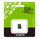 Карта пам'яті microSDXC (UHS-1 U3) Kingston Canvas Select Plus Gen3 512Gb class 10 А1 V30 (R-150MB/s) (SDCS3/512GBSP)