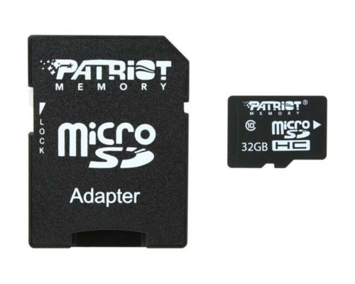 microSDHC (UHS-1) Patriot LX Series 32Gb class 10 (adapter SD) (PSF32GMCSDHC10)