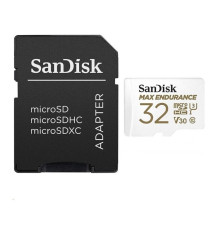 microSDHC (UHS-1 U3) SanDisk Max Endurance 32Gb class 10 V30 (100Mb/s) (adapterSD) (SDSQQVR-032G-GN6IA)