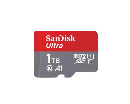 microSDXC (UHS-1) SanDisk Ultra A1 1TB class 10 (R150MB/s) (adapter SD) (SDSQUAC-1T00-GN6MA)