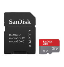 microSDXC (UHS-1) SanDisk Ultra A1 1TB class 10 (R150MB/s) (adapter SD) (SDSQUAC-1T00-GN6MA)