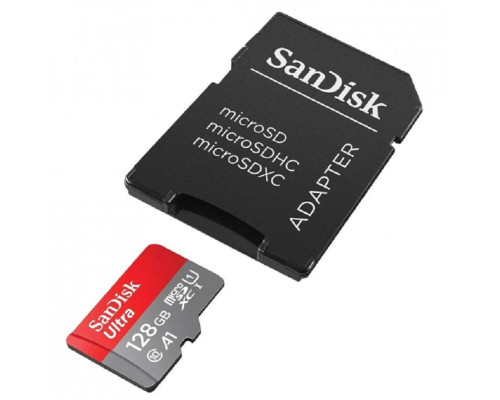 microSDXC (UHS-1) SanDisk Ultra 128Gb class 10 A1 (140Mb/s) (adapter SD) Imaging Packaging (SDSQUAB-128G-GN6IA)