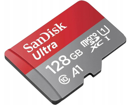 microSDXC (UHS-1) SanDisk Ultra 128Gb class 10 A1 (140Mb/s) (adapter SD) Imaging Packaging (SDSQUAB-128G-GN6IA)