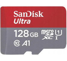 microSDXC (UHS-1) SanDisk Ultra 128Gb class 10 A1 (140Mb/s) (adapter SD) Imaging Packaging (SDSQUAB-128G-GN6IA)