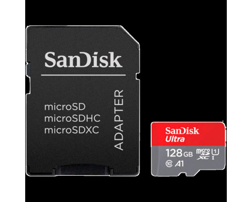 microSDXC (UHS-1) SanDisk Ultra 128Gb class 10 A1 (140Mb/s) (adapter SD) Imaging Packaging (SDSQUAB-128G-GN6IA)