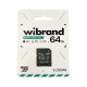 Карта пам'яті microSDXC (UHS-1 U3) Wibrand 64Gb class 10 (adapter SD) (WICDXU3/64GB-A)
