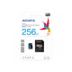 microSDXC (UHS-1) A-DATA Premier 256Gb Class 10 А1 (R-100Mb/s) (adapter SD) (AUSDX256GUICL10A1-RA1)