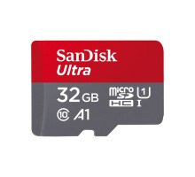 microSDHC (UHS-1) SanDisk Ultra 32Gb class 10 A1 (120Mb/s) (adapter SD) (SDSQUA4-032G-GN6MA)