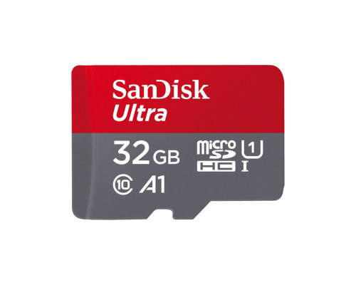 microSDHC (UHS-1) SanDisk Ultra 32Gb class 10 A1 (120Mb/s) (adapter SD) (SDSQUA4-032G-GN6MA)