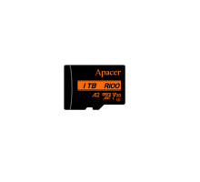 microSDXC (UHS-1 U3) Apacer A2 1TB class 10 V30 (R100MB/s, W80MB/s) (adapter SD) (AP1TBMCSX10U8-R)