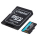 Карта пам'яті microSDXC (UHS-1 U3) Kingston Canvas Go! Plus 256Gb class 10 A2 V30 (R200MB/s, W-160MB/s) (adapter SD) (SDCG4/256GB)