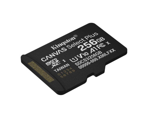 Карта пам'яті microSDXC (UHS-1) Kingston Canvas Select Plus Gen3 256Gb class 10 А1 (R-150MB/s) (SDCS3/256GBSP)