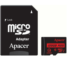 microSDXC (UHS-1) Apacer 128Gb class 10 R85MB/s (adapter SD) (AP128GMCSX10U5-R)