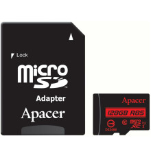 microSDXC (UHS-1) Apacer 128Gb class 10 R85MB/s (adapter SD) (AP128GMCSX10U5-R)