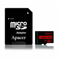 microSDHC (UHS-1) Apacer 32Gb class 10 R85MB/s (adapter SD) (AP32GMCSH10U5-R)