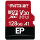 microSDXC (UHS-1 U3) Patriot EP Series 128Gb class 10 V30 (R-100MB/s, W-80MB/s) (adapter SD) (PEF128GEP31MCX)