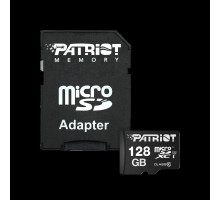 microSDXC (UHS-1) Patriot LX Series 128Gb class 10 (adapter SD) (PSF128GMCSDXC10)