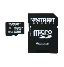 microSDHC (UHS-1) Patriot LX Series 16Gb class 10 (adapter SD) (PSF16GMCSDHC10)