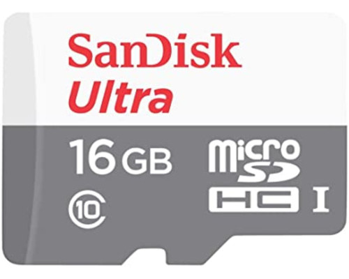 microSDHC (UHS-1) SanDisk Ultra 16Gb class 10 (80Mb/s) (SDSQUNS-016G-GN3MN)