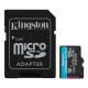 Карта пам'яті microSDXC (UHS-1 U3) Kingston Canvas Go! Plus 128Gb class 10 A2 V30 (R200MB/s) (adapter SD) (SDCG4/128GB)