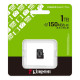 Карта пам'яті microSDXC (UHS-1 U3) Kingston Canvas Select Plus Gen3 1Tb class 10 А1 V30 (R-150MB/s) (SDCS3/1TBSP)