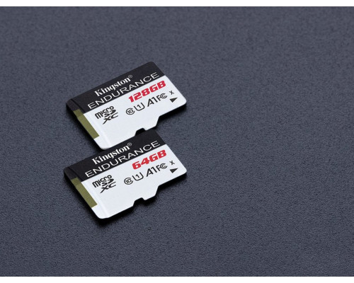 microSDXC (UHS-1 U1) Kingston Endurance 128Gb class 10 А1 (R95MB/s, W45MB/s) (SDCE/128GB)