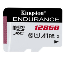 microSDXC (UHS-1 U1) Kingston Endurance 128Gb class 10 А1 (R95MB/s, W45MB/s) (SDCE/128GB)