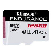 microSDXC (UHS-1 U1) Kingston Endurance 128Gb class 10 А1 (R95MB/s, W45MB/s) (SDCE/128GB)