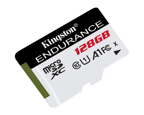 microSDXC (UHS-1 U1) Kingston Endurance 128Gb class 10 А1 (R95MB/s, W45MB/s) (SDCE/128GB)