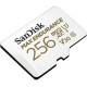 microSDXC (UHS-1 U3) SanDisk MAX Endurance 256Gb class 10 V30 (100Mb/s) (adapterSD) (SDSQQVR-256G-GN6IA)