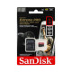 microSDXC (UHS-1 U3) SanDisk Extreme Pro A2 1TB class 10 V30 (R200MB/s,W140MB/s) (adapter) (SDSQXCD-1T00-GN6MA)