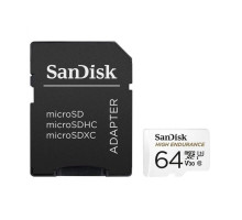 microSDXC (UHS-1 U3) SanDisk Max Endurance 64Gb class 10 V30 (R100Mb/sW40Mb/s) (adapterSD) (SDSQQVR-064G-GN6IA)