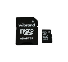 Карта пам'яті microSDXC (UHS-1 U3) Wibrand 256Gb class 10 (adapter SD) (WICDHU3/256GB-A)