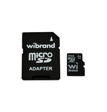 Карта пам'яті microSDXC (UHS-1 U3) Wibrand 256Gb class 10 (adapter SD) (WICDHU3/256GB-A)