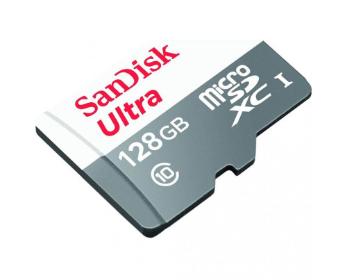 microSDXC (UHS-1) SanDisk Ultra 128Gb class 10 A1 (100Mb/s) (adapter SD) (SDSQUNR-128G-GN3MA)