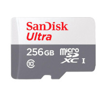 microSDXC (UHS-1) SanDisk Ultra 256Gb class 10 A1 (100Mb/s) (SDSQUNR-256G-GN3MN)